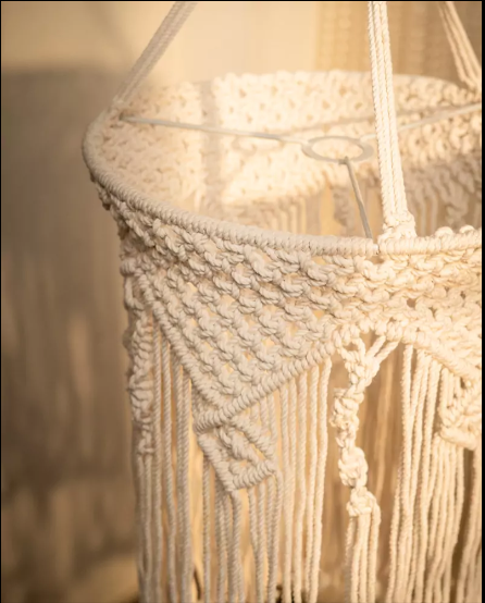 MACRAME LARGE CHANDELIER