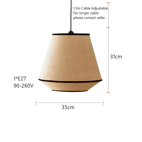 RATTAN HANGING LAMP