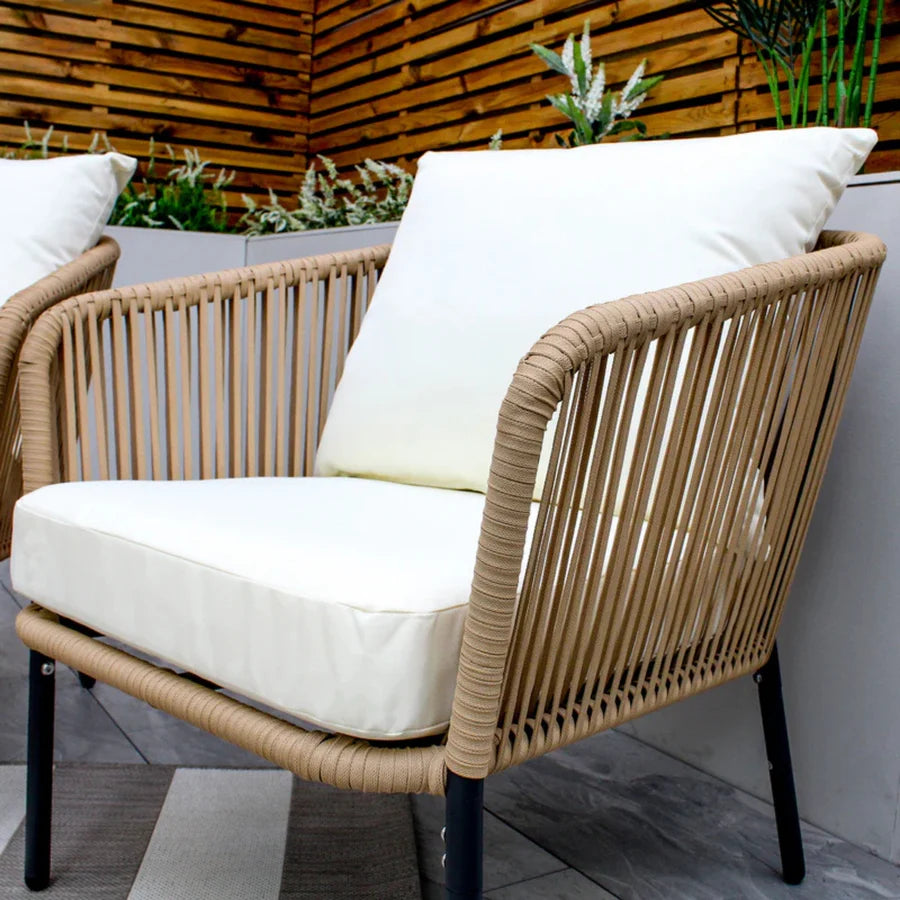 5-SEATER OUTDOOR ALL-WEATHER ROPE SOFA SET