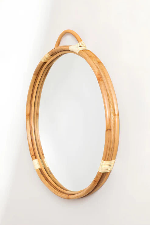 BAMBOO WALL MIRROR