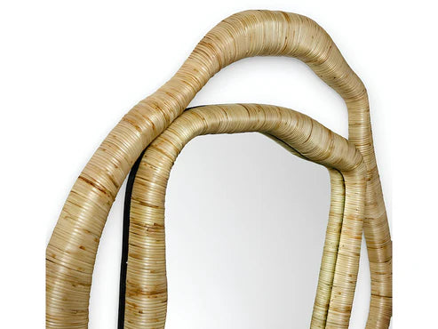 BAMBOO WALL MIRROR
