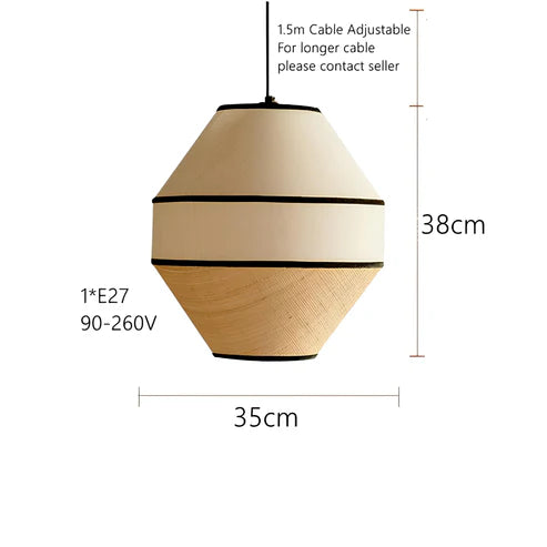 RATTAN HANGING LAMP