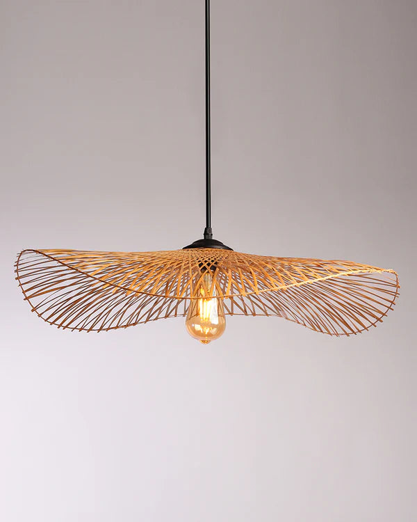 BAMBOO RATTAN PENDANT LAMPSHADE