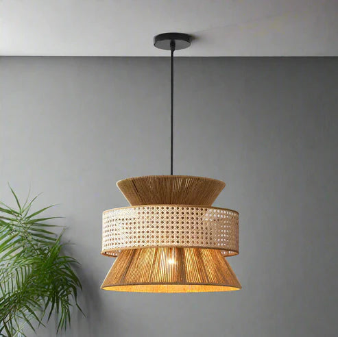 RATTAN HANGING LAMP
