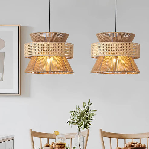 RATTAN HANGING LAMP