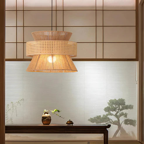 RATTAN HANGING LAMP
