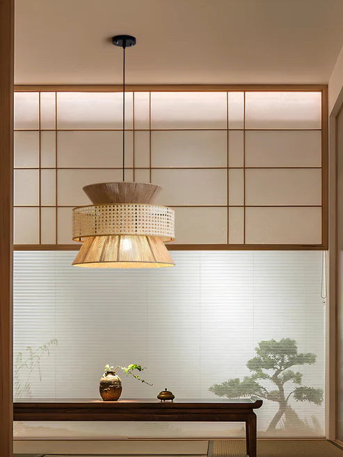 RATTAN HANGING LAMP