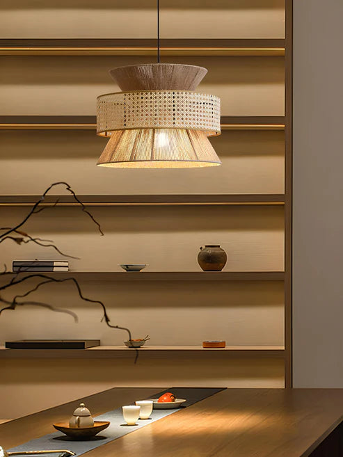 RATTAN HANGING LAMP