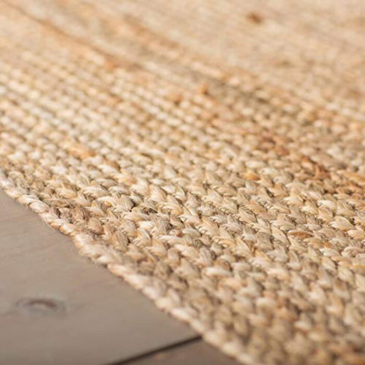 NATURAL JUTE BROWN RUG