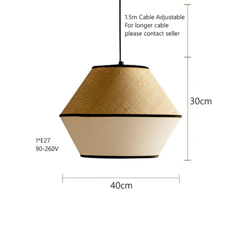 RATTAN HANGING LAMP