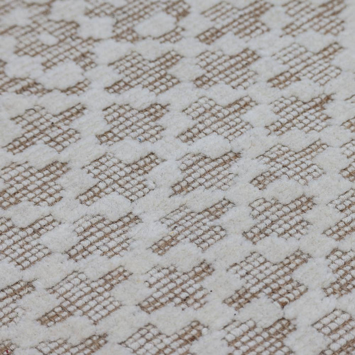 VARU HANDWOVEN WOOL AND JUTE RUG