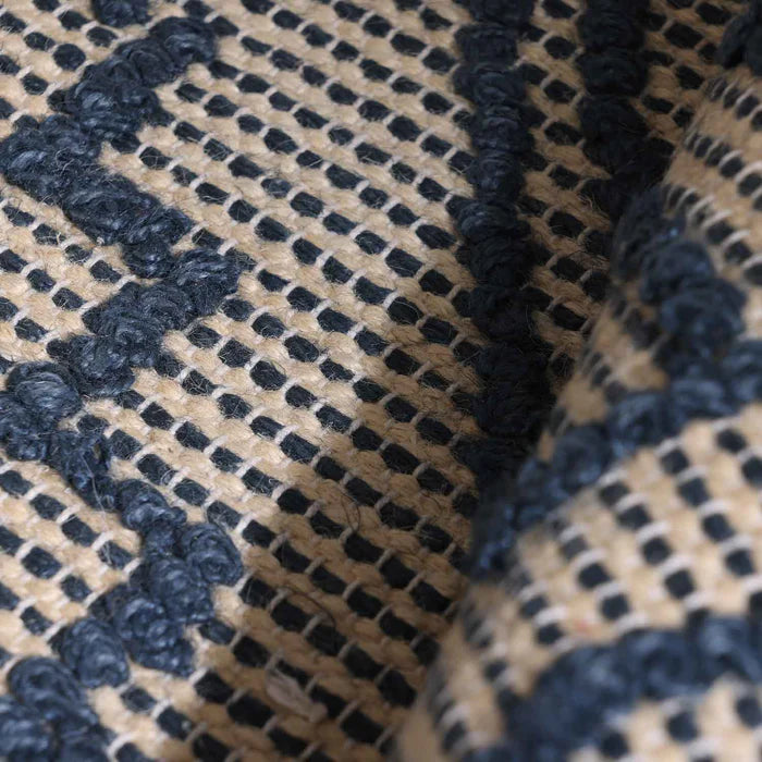 GEOMETRIC FLAT WEAVE JUTE DHURRIE