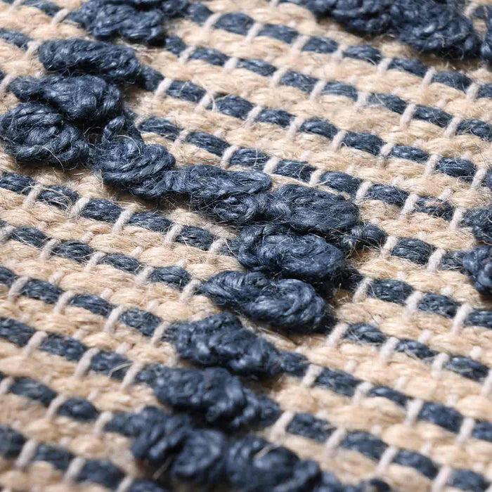 GEOMETRIC FLAT WEAVE JUTE DHURRIE