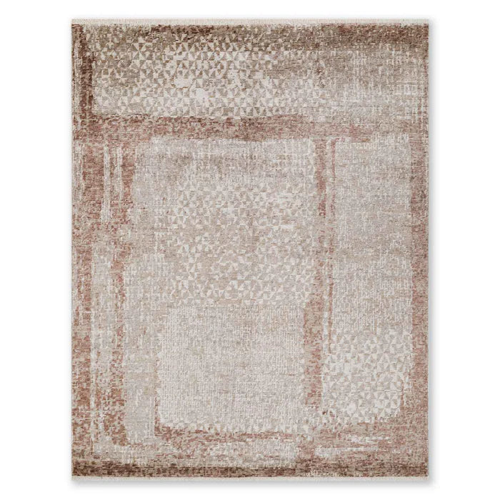 IGNATIUS HAND KNOTTED VISCOSE AND JUTE RUG