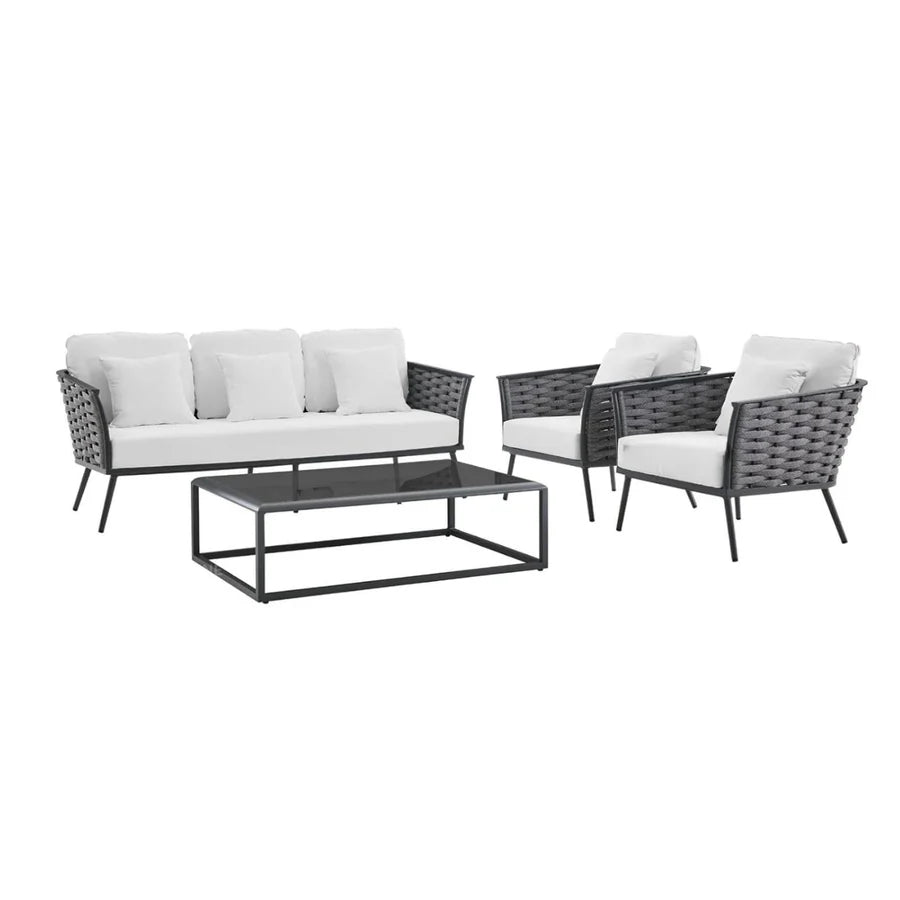 6-PIECE OUTDOOR ROPE SOFA SET