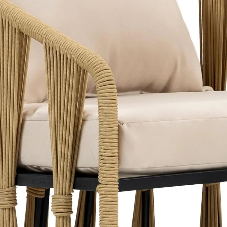 OUTDOOR ROPE 3-PIECE PATIO SET