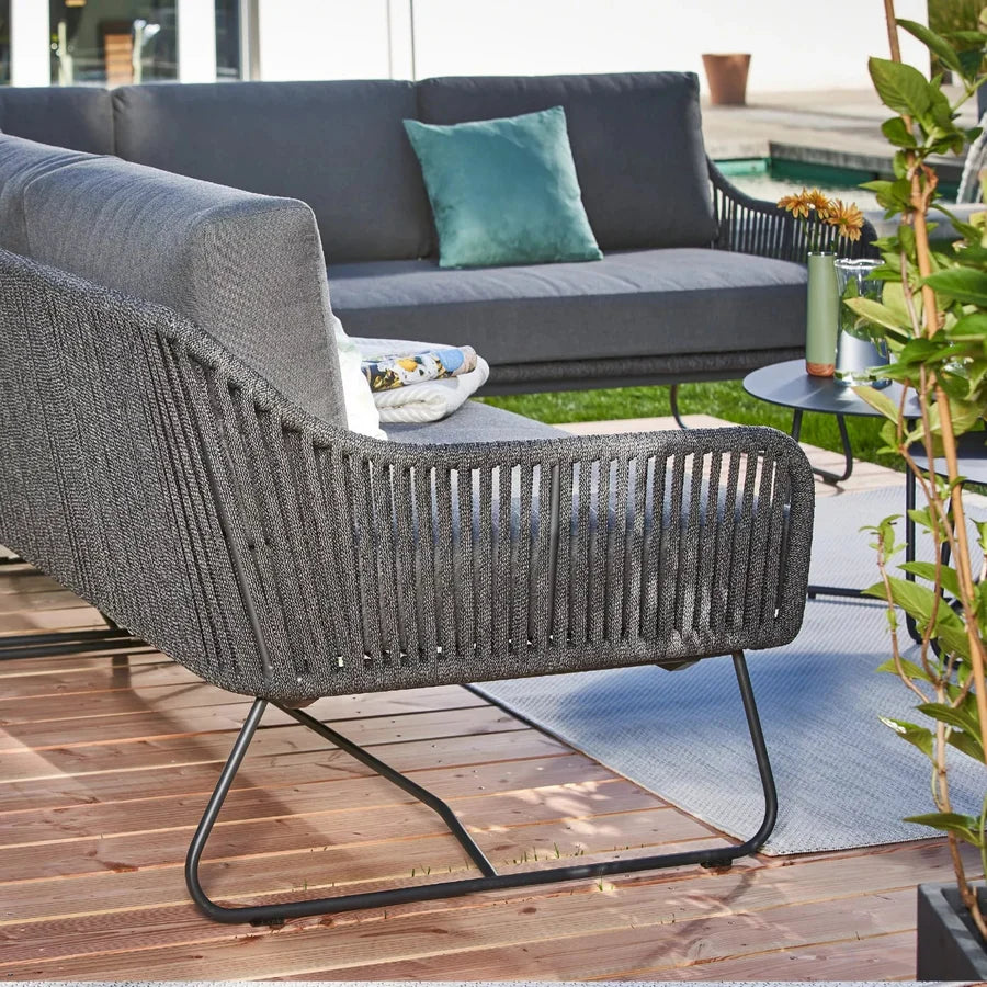 L-SHAPE OUTDOOR ROPE SOFA SET