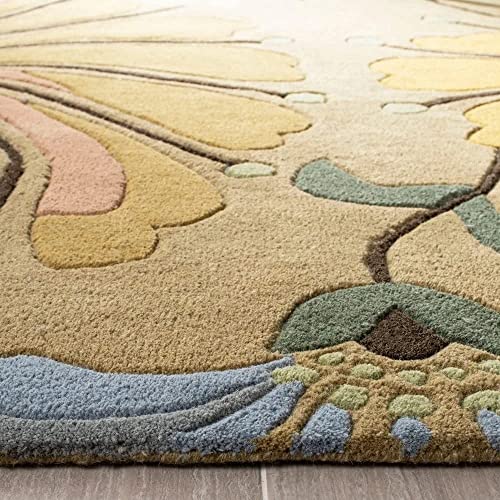 MULTICOLOUR HAND TUFTED WOOL CARPET