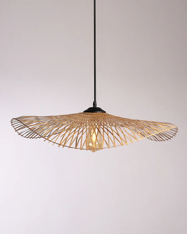 BAMBOO RATTAN PENDANT LAMPSHADE