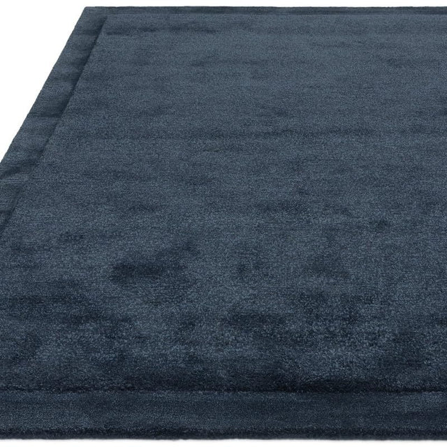 BLUE HAND TUFTED WOOL CARPET