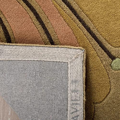 MULTICOLOUR HAND TUFTED WOOL CARPET