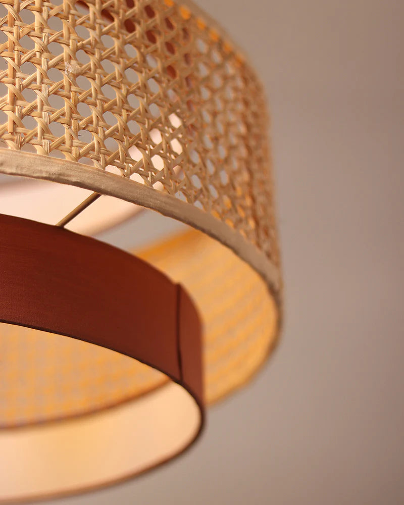 CANE WEBBING LAMP