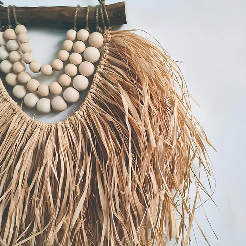 WICKER WALL BASKET