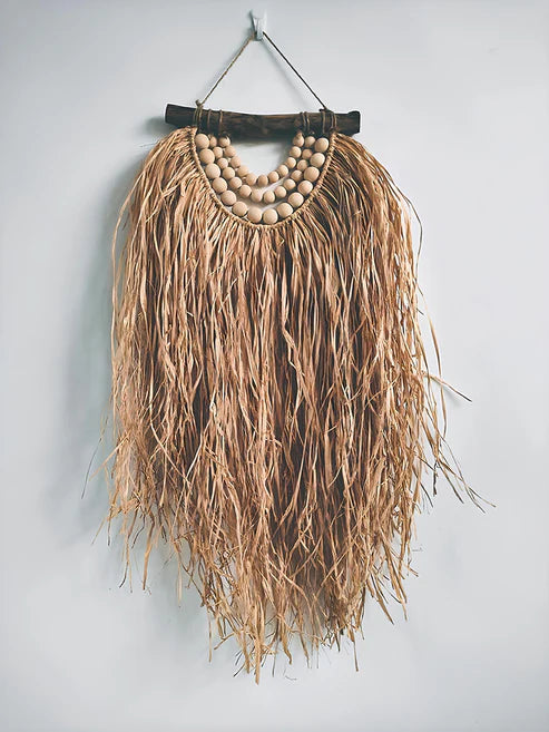 WICKER WALL BASKET