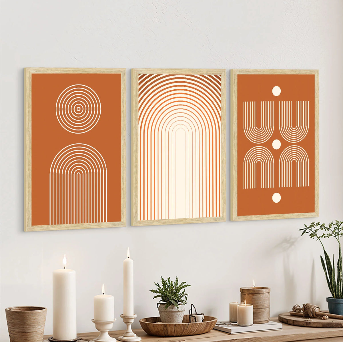BOHO PATTENS PAINTING SET OF 3