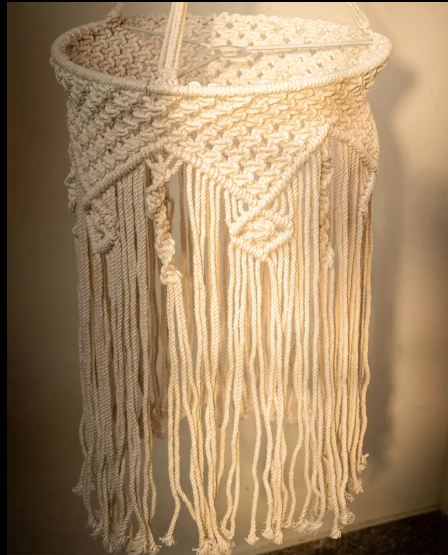 MACRAME LARGE CHANDELIER