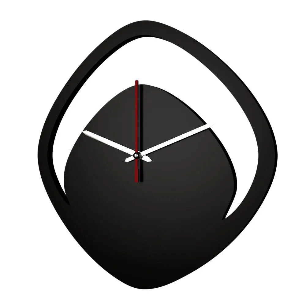 HANDCRAFTED WOODEN WALL CLOCK IN UNIQUE SHAPE