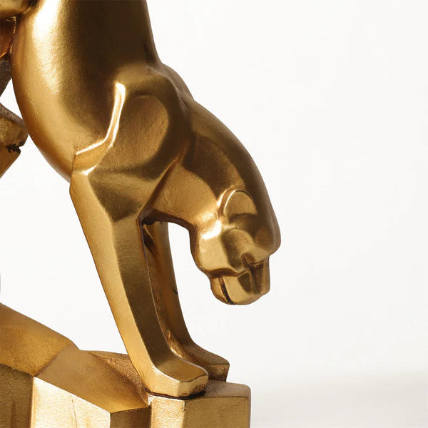 DESCENDING JAGUAR DECORATIVE SCULPTURE