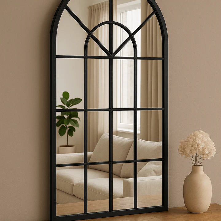 FRENCH ARCH OVERSIZED WINDOW STYLE MIRROR