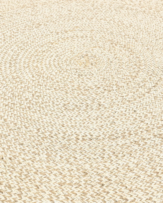 URNA MIXUP WOOL RUG IVORY ROUND