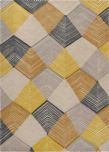 MULTICOLOUR HAND TUFTED WOOLLEN RUG