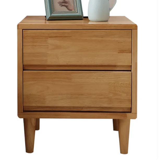 WILLA ARLO SOLID WOOD BED SIDE TABLE