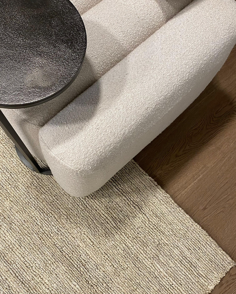 JUTE CANVAS HANDWOVEN RUG