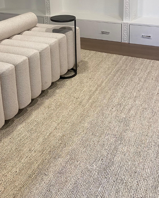 JUTE CANVAS HANDWOVEN RUG