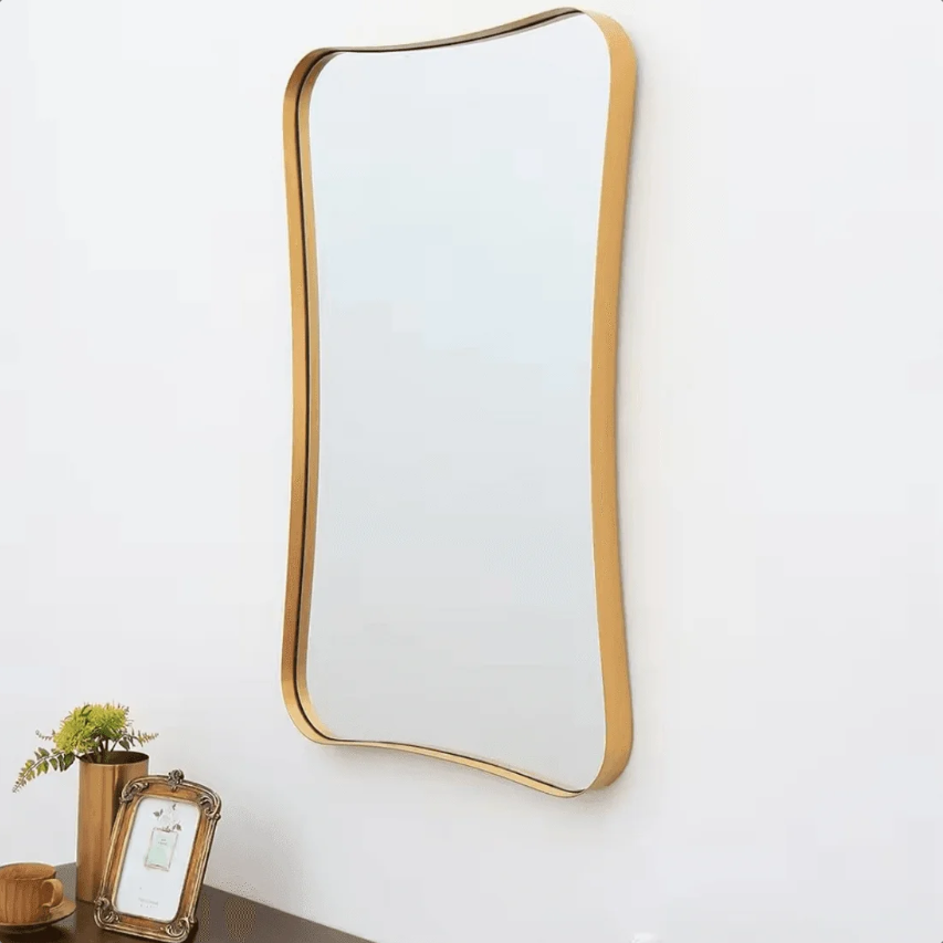 MODERN ABSTRACT IRREGULAR WALL MIRROR