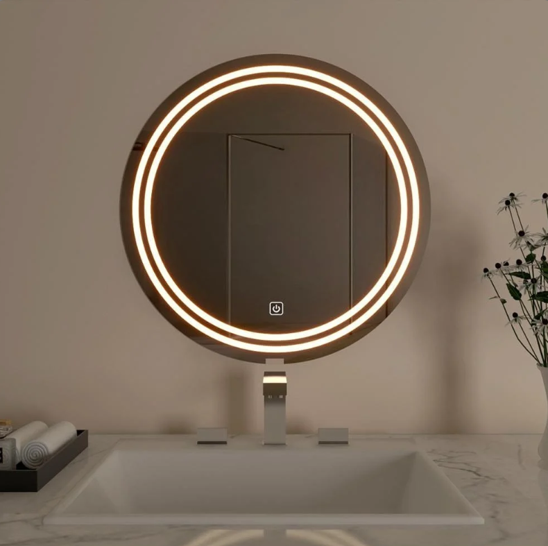MODERN DESIGNED LED ROUND BATHROOM MIRROR