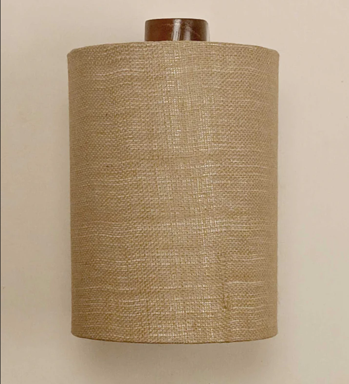 ELEMENTARY BROWN WOODEN WALL LIGHT