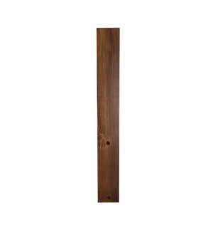 SLIMLINE BROWN WOODEN LED WALL LIGHT