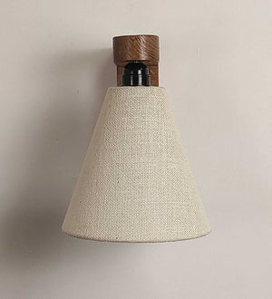 TERZO BROWN WOODEN WALL LIGHT