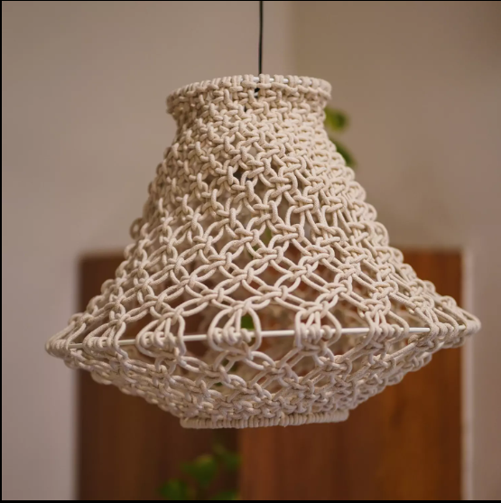 MACRAME HANDMADE CEILING LAMP