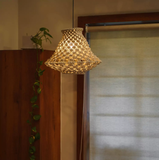MACRAME HANDMADE CEILING LAMP