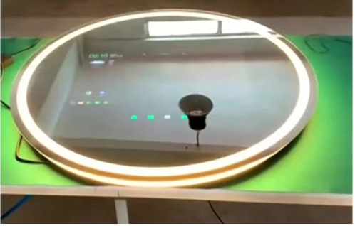 ROUND ANDROID SMART LED TV MIRROR