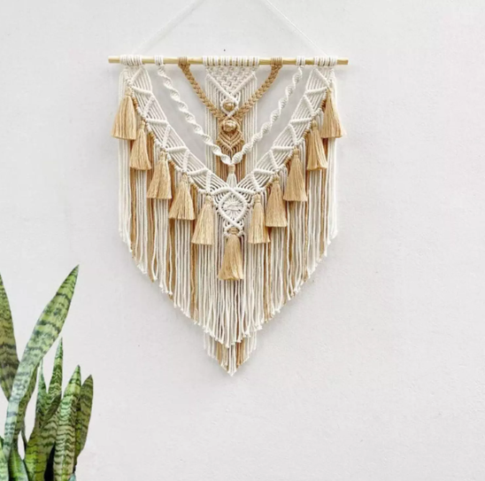 BOHO MACRAME BEAUTIFUL WALL TAPESTRY