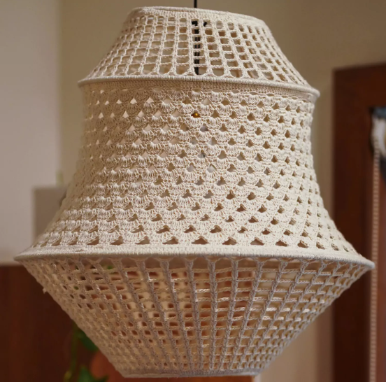CROCHET HANDMADE CEILING LAMP