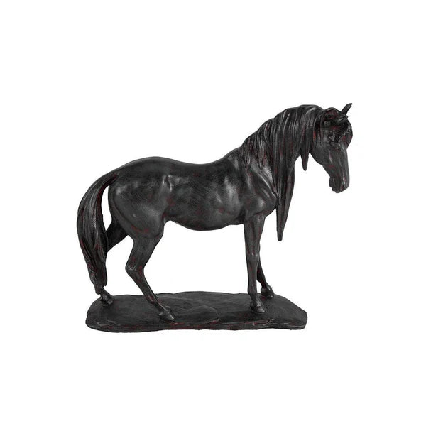 STANDING HORSE DECORATIVE SCULPTURE LARGE