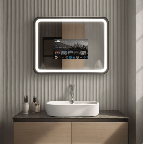 PREMIUM RECTANGLE LED MIRROR WITH ANDROID TV